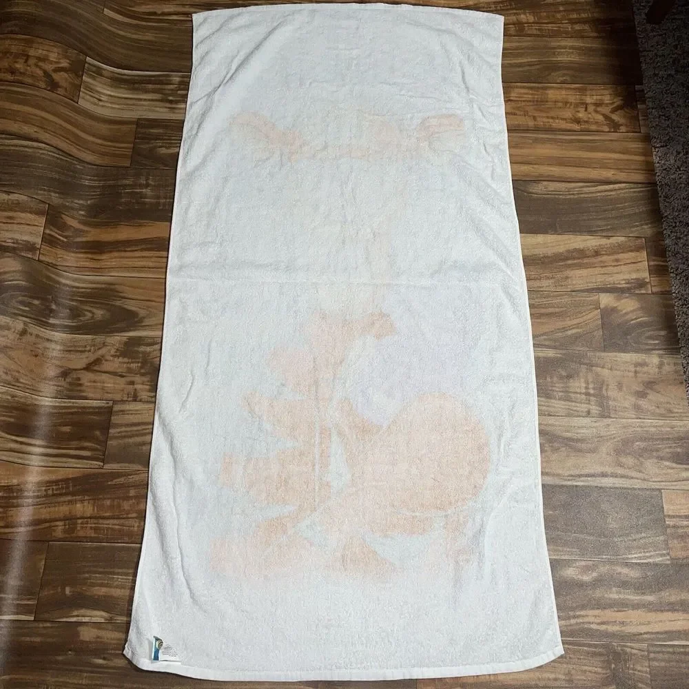 Franco Disney Winnie The Pooh BOUNCE Tigger Cartoon Beach Towel 55”x28” Rare